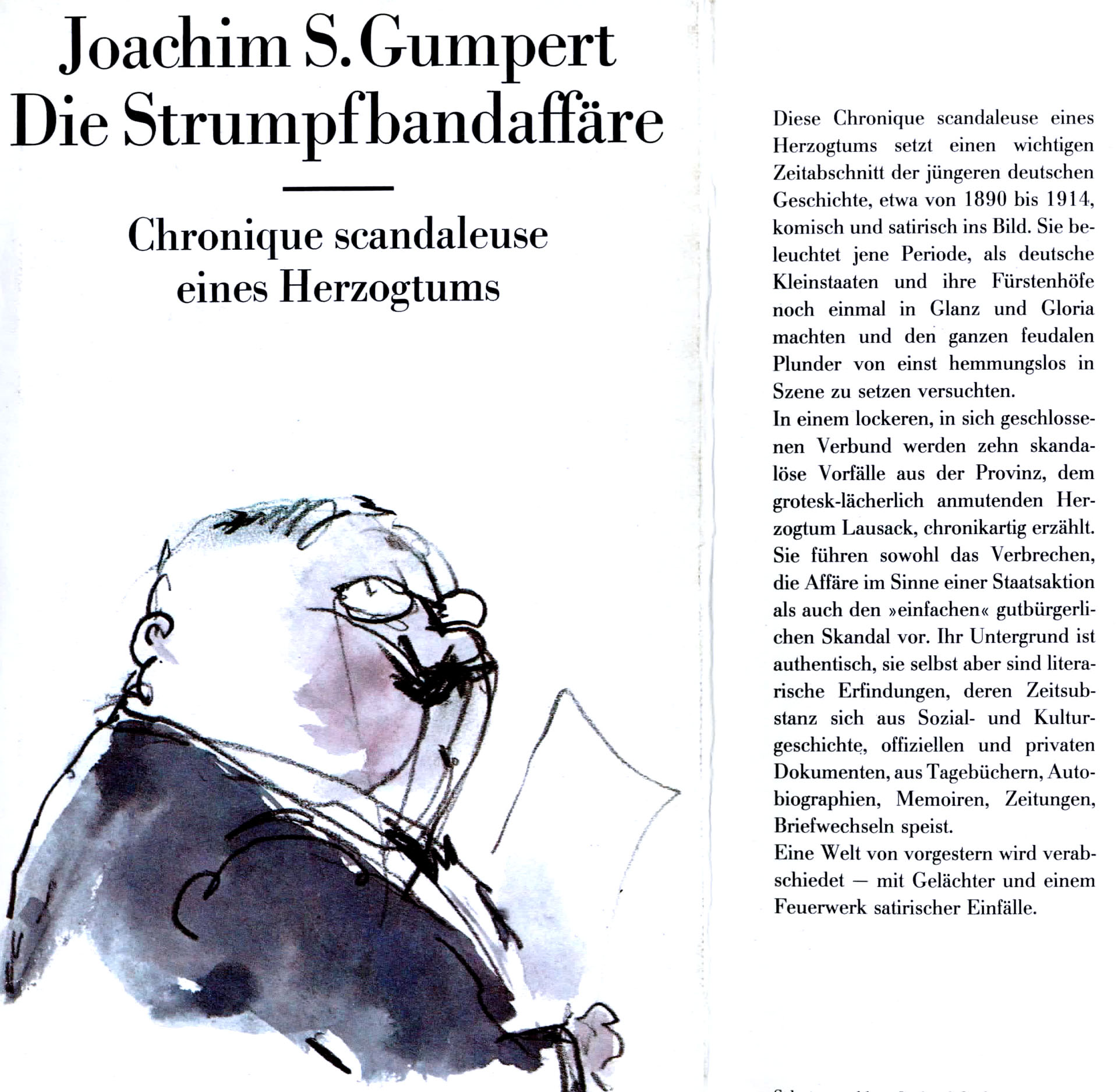 Die Strumpfbandaffäre - Gumpert, Joachim S.